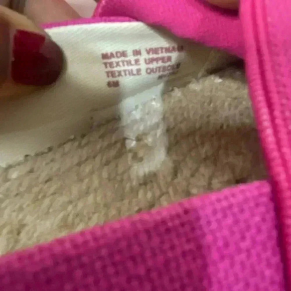 Michael Kors Vicky Espadrille Platform Flat Shoes Canvas MK Logo Denim Size 6M - Picture 8 of 10